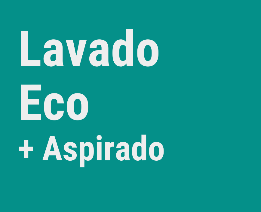 - Lavado Eco + Aspirado